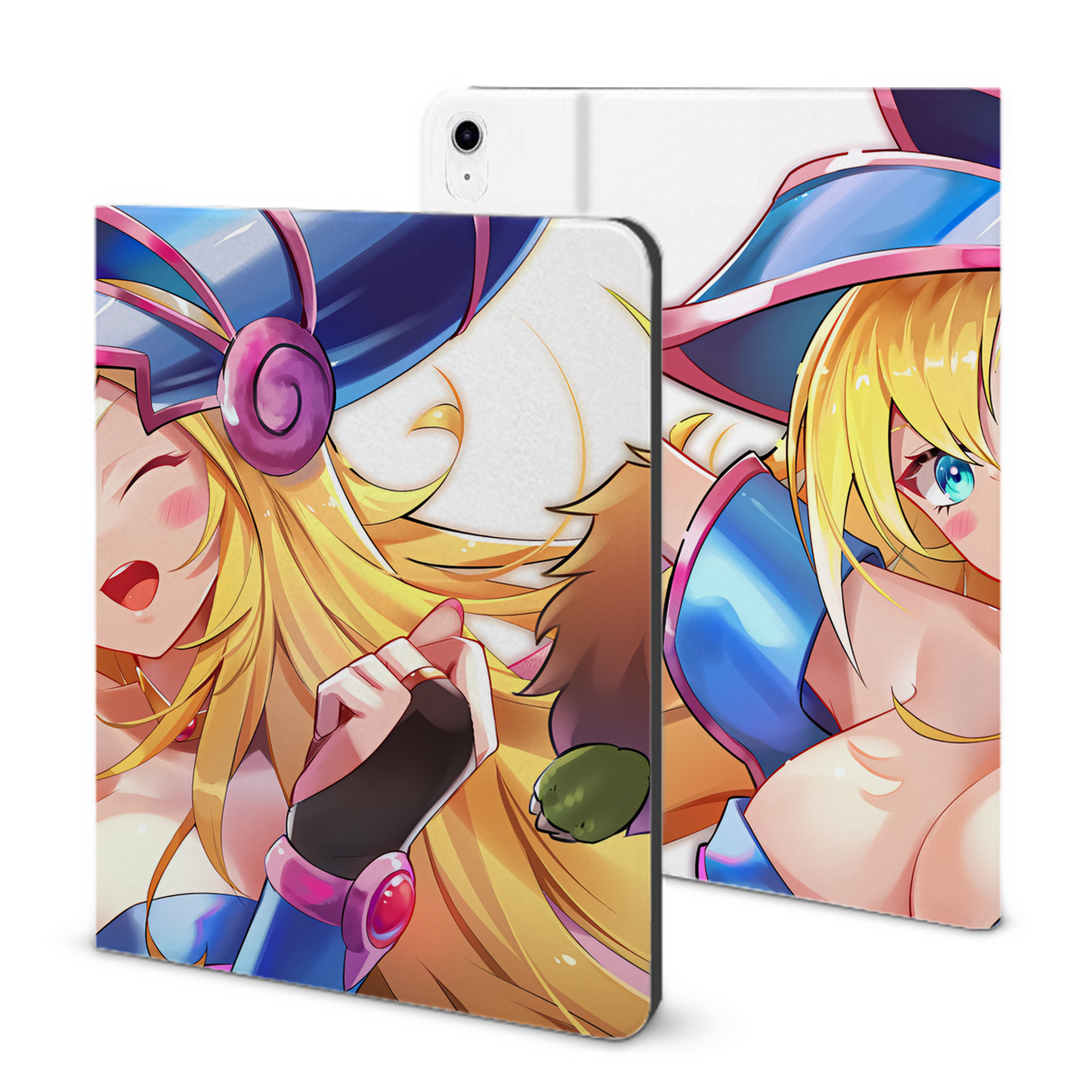 （画像用） 遊☆戯☆王 Yu-Gi-Oh! IPad ケース ブック型 PUレザー TPU 耐衝撃 軽量 薄型 ペン収納なし 全面保護 IPad 各モデル対応
